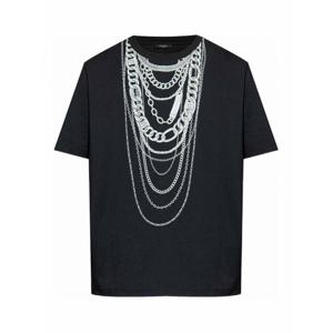 [BALMAIN] 라프리마 남성 티셔츠 위드 printing FH1EG000GF06EAB 블랙 /8