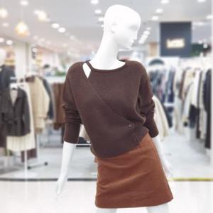 abfz sh06 사이드 버튼 여리 울 니트 SLBHA1W35A