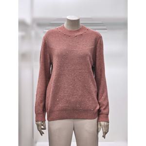 [프렐린]RWP254060 스팽글 장식 반목 니트