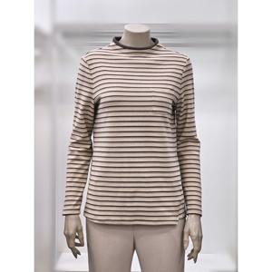 [프렐린]RTP254S41 스트라이프 모크넥 티셔츠