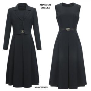 [미니멈]MD 자켓 슬리브리스 셋트 원피스  MD MXCAWO7492 M_CJ