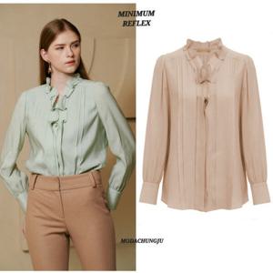 [미니멈]MD 브이넥 프릴 블라우스 MD MXDAWB0500 M_CJ