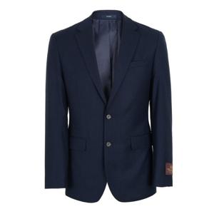 바쏘 슬림핏 울 투톤 미니멀 헤링본 자켓 (BSX3JQ34A)