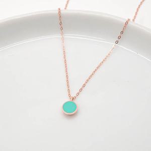 오팔하우스 14k 라운드 민트 에폭 목걸이 OPDLN3940