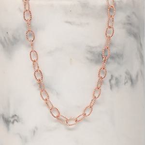 오팔하우스 14k 볼드한 꽈배기 체인 목걸이 OPGDN092