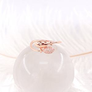 오팔하우스 14k 물고기 큐빅 반지 OPDSR0416