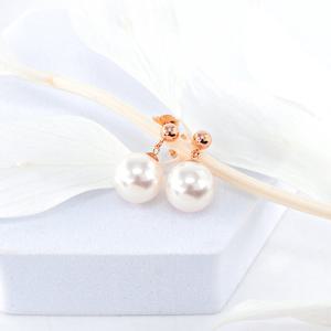 오팔하우스 14k 볼 진주 귀걸이 10mm OPPE0117