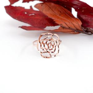 오팔하우스 14k 와이드 장미 컷팅 반지 OPKYR2004