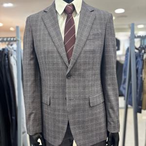 [레노마 옴므]F/W 다크그레이 체크 울혼방 스판 정장OKMSJ11_BP