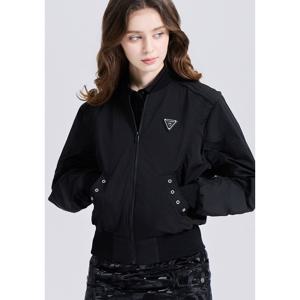 [챌린저]여성 어반 벌룬핏 항공 블루종 자켓 블랙_CHE3WJK5702BK