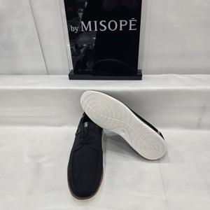 [미소페]By미소페 남성 가죽 보트화 122HT337DG001 BLACK 4 JJ