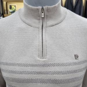 [피에르가르뎅]가을겨울신상 그라데이션 패턴 하프집업POKR43048