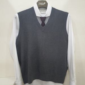 [크로커다일남성]시그니처 피케 조직 브이넥 베스트 AATP9793-97