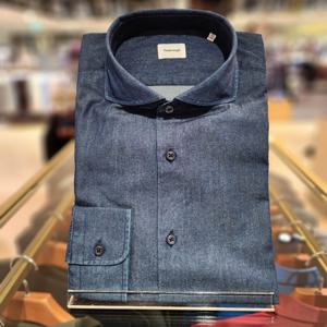 [레노마] 밴브루 데님 와이드카라 슬림핏 BMFSL1103NY