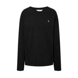 [헤지스]헤지스 여성 블랙 솔리드 긴 소매 티셔츠 WSTS4D114BK