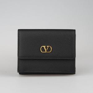 발렌티노 V로고 시그니처 반지갑 6W2P0AJ4SNP 0NO