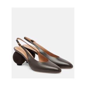 페라가모 Tessie 70 레더 슬링백 펌프스 P01090786