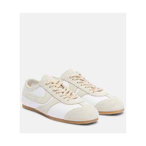 드리스반노튼 스웨이드 트리밍 레더 스니커즈 P01080963