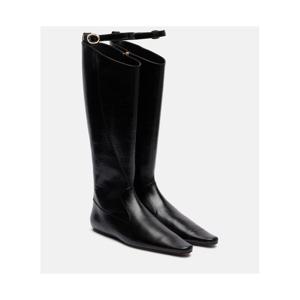 토리버치 Twisted 레더 니하이 부츠 P01119695