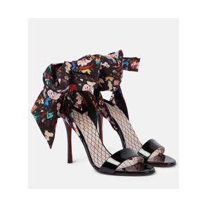 크리스찬루부탱 Fetish du Desert 100 페이턴트 레더 샌들 P00618410