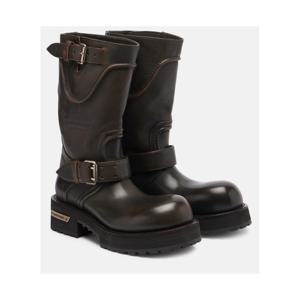 발렌시아가 Venom 디보싱 레더 부츠 P01121391