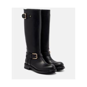 돌체앤가바나 레더 바이커 부츠 P01075334