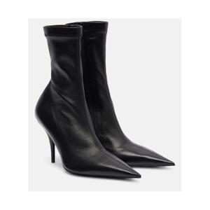 발렌시아가 Avenue 90 레더 앵클 부츠 P01117374