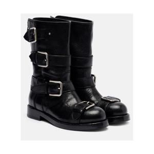 돌체앤가바나 레더 바이커 부츠 P01106224