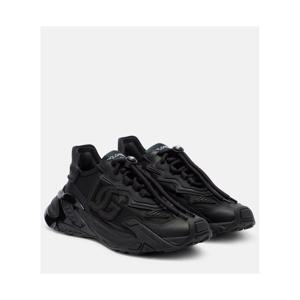 돌체앤가바나 Fast 레더 트리밍 스니커즈 P01075345