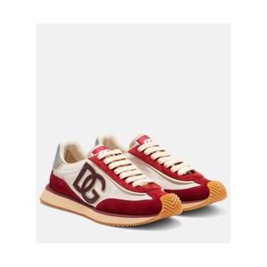 돌체앤가바나 DG Cushion 스웨이드 트리밍 스니커즈 P01075337