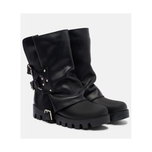 돌체앤가바나 레더 바이커 부츠 P01106226