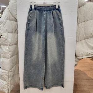 소이 HC22 인디고 쮸리 워싱 와이드 바지 26S5281