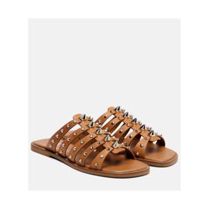 크리스찬루부탱 Charja 스파이크 레더 샌들 P01045593