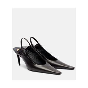 생로랑 Anne Marie 75 레더 슬링백 펌프스 P01080552