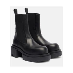 릭오웬스 Beatle 레더 플랫폼 첼시 부츠 P01086382