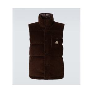 몽클레어 Agen 코튼 코듀로이 다운 베스트 P01088861