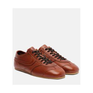 드리스반노튼 레더 스니커즈 P01099953