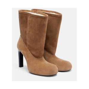 발렌시아가 Fargo 80 스웨이드 앵클 부츠 P01117390