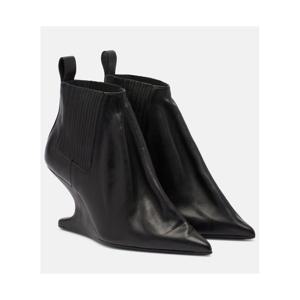 릭오웬스 레더 앵클 부츠 P01097996