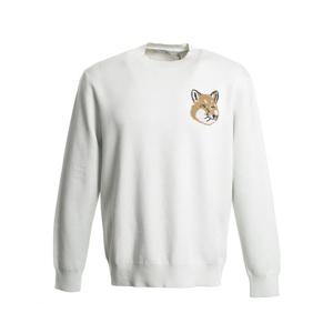 [메종키츠네] 미니 폭스 헤드 인타르시아 컴포트 니트 KM00505KT1078_P429_BLUE HAZE