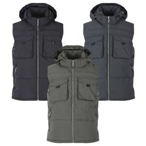 남자 겨울 후드 탈부착 빅포켓 방수 조끼패딩 IE-VEP-WK4002