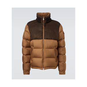 몽클레어 Cheverny 스웨이드 트리밍 다운 재킷 P01088858