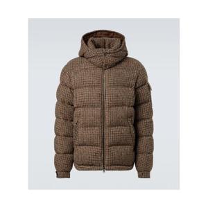 몽클레어 Montgenevre 체크 부클레 다운 재킷 P01088874