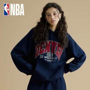 NBA  남녀공용 커플 기모 후드 티셔츠 254TH020P네이비