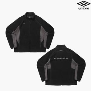 [엄브로] 하이브리드 플리스 스탠넥 자켓 UQ421SFJO1_BLK0