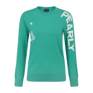 파리게이츠골프긴팔티 NQC 521D4SWA32_GN 여성 캐시미어 로고 슬리브 긴팔 니트