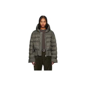 25 FW 릭오웬스 남성 카키 콘코르디안 후드 다운 재킷 252232M178002