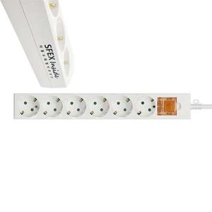 스펙스 화재예방 자동소화 메인스위치 멀티탭 6구 5m 멀티탭 자동소화멀티탭 화재예방멀티탭