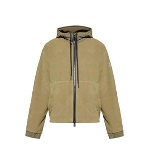 25 FW 몽클레어 그레노블 집업 롱슬리브 로고 후드 자켓 그린 K20978G0001989AK8