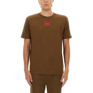 휴고보스 반팔 티셔츠 50447978 10229761217 BROWN